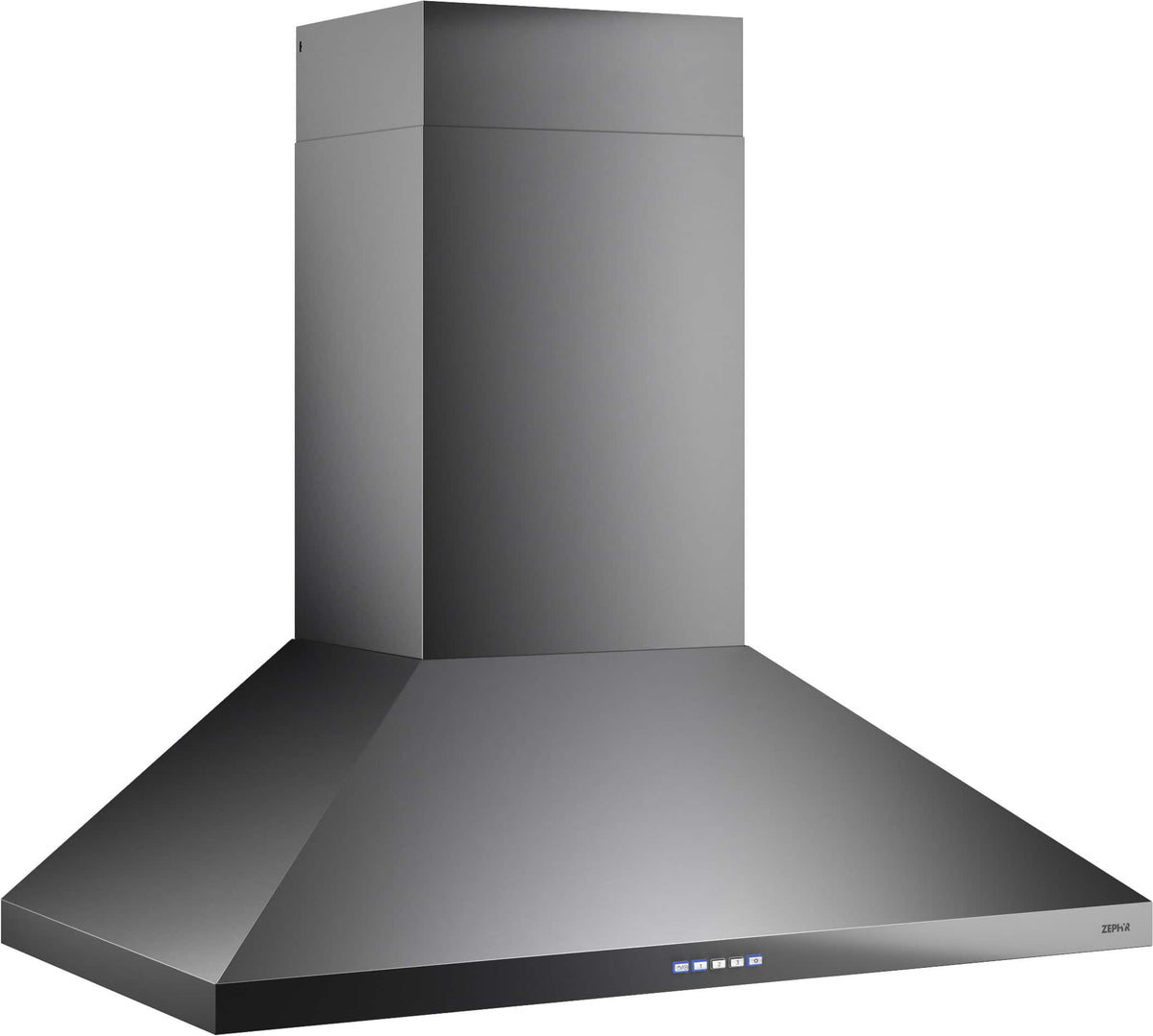 Zephyr - 36 inches - Convertible - Wall Range Hood - Black Stainless Steel