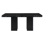 Jhoanna - 5 Pieces Dining Table Set - Black
