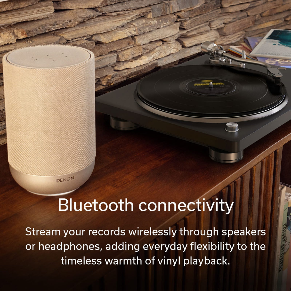 Denon - DP-500BT Premium Bluetooth Turntable - Black
