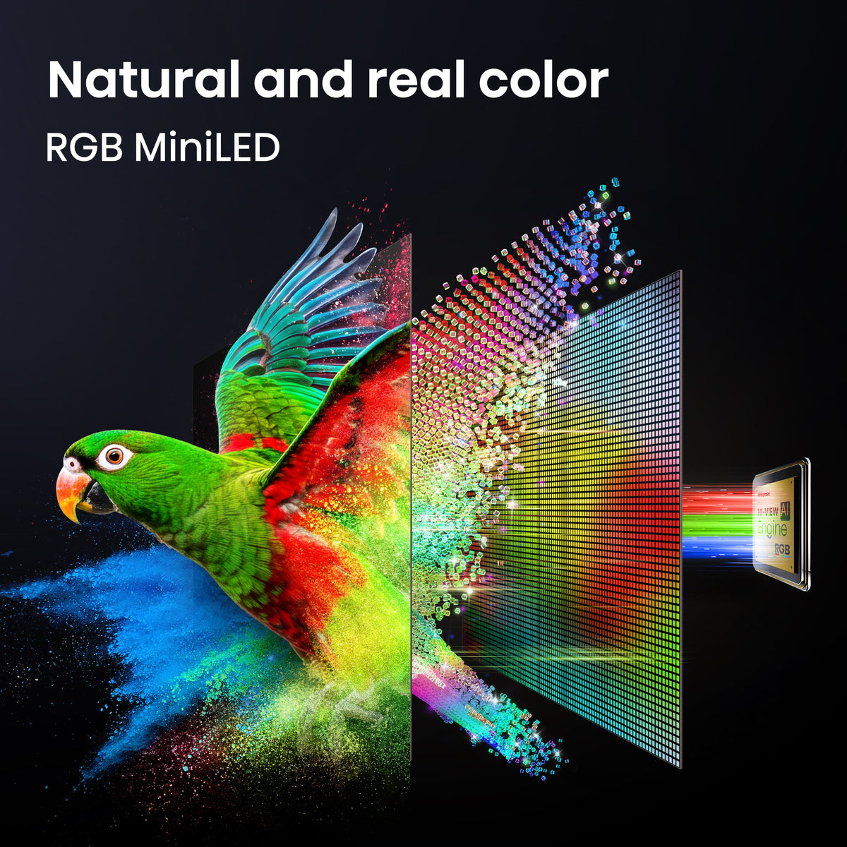 Hisense - 85" Class UR9 RGB MiniLED Series UHD 4K HDR Smart Google TV (2026)