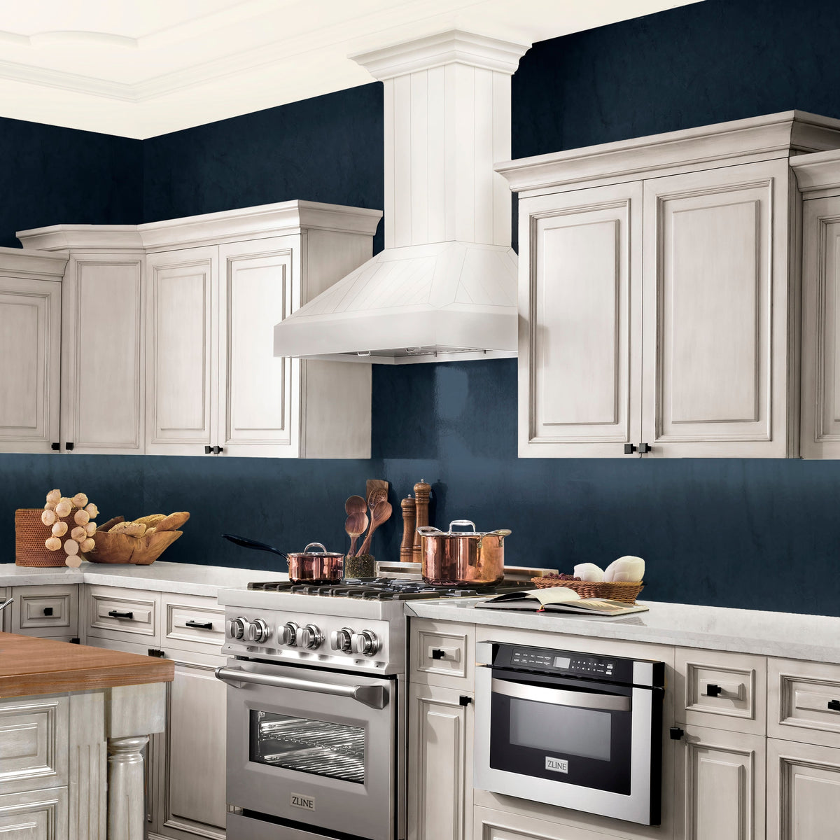ZLINE - 30 inches - Externally Vented - Wall Range Hood - Cottage White