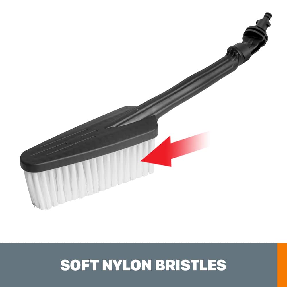 WORX - WA4048 Multi-Purpose Cleaning Brush Kit - Black