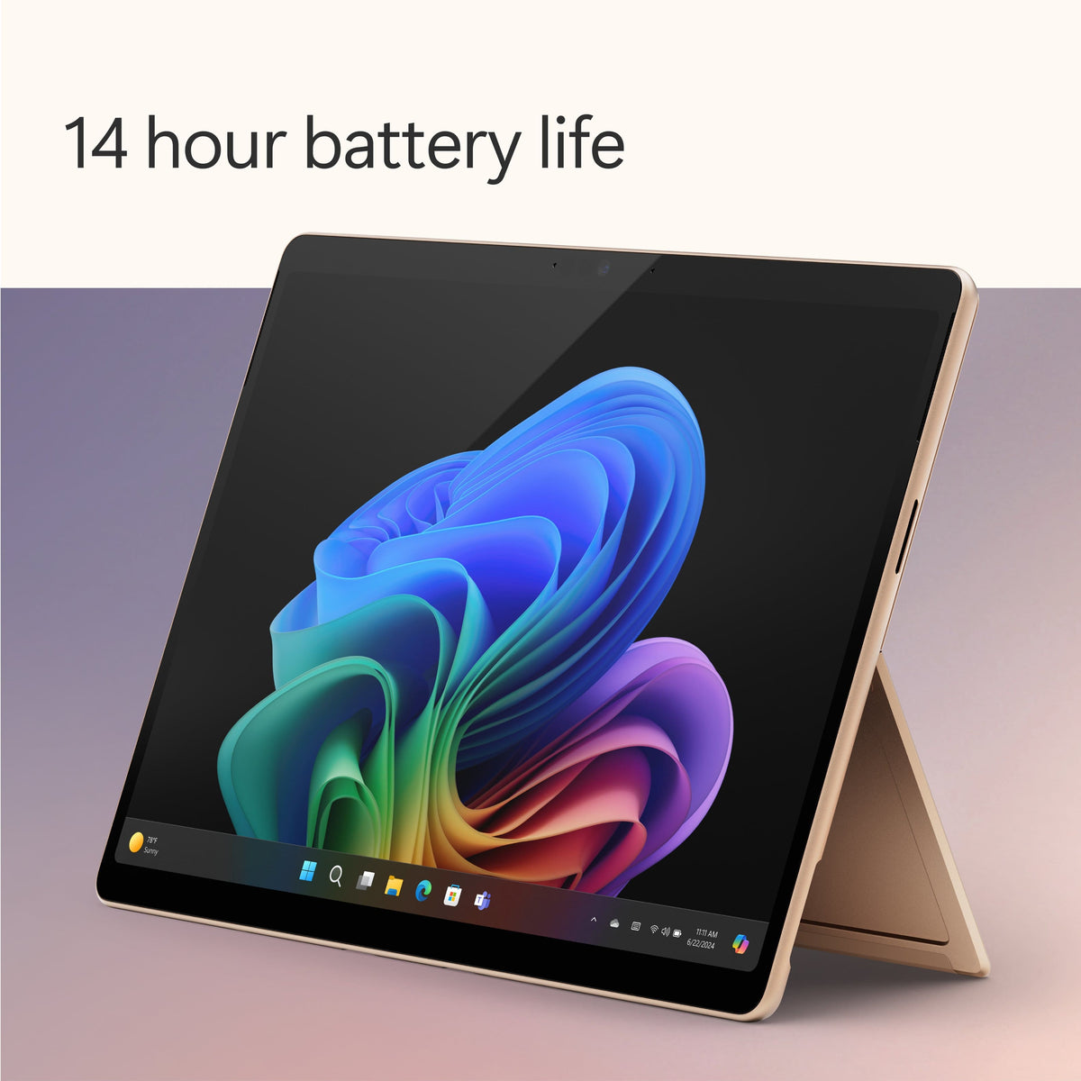 Microsoft - Surface Pro - Copilot+ PC - 13” Touchscreen - Snapdragon X Plus - 16GB Memory - 512GB SSD - Device Only (11th Ed) - Dune