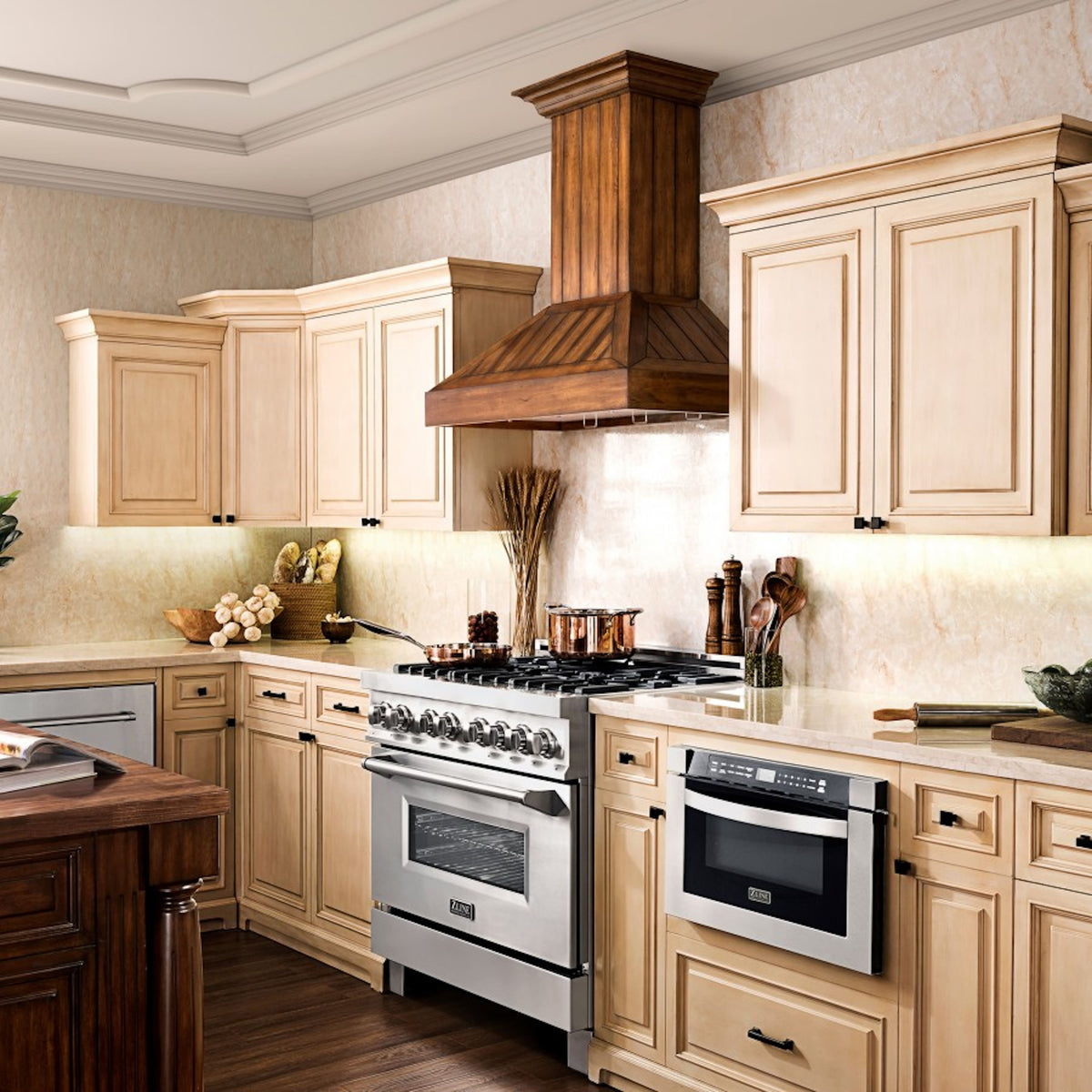 ZLINE - 30 inches - Externally Vented - Wall Range Hood - Brown