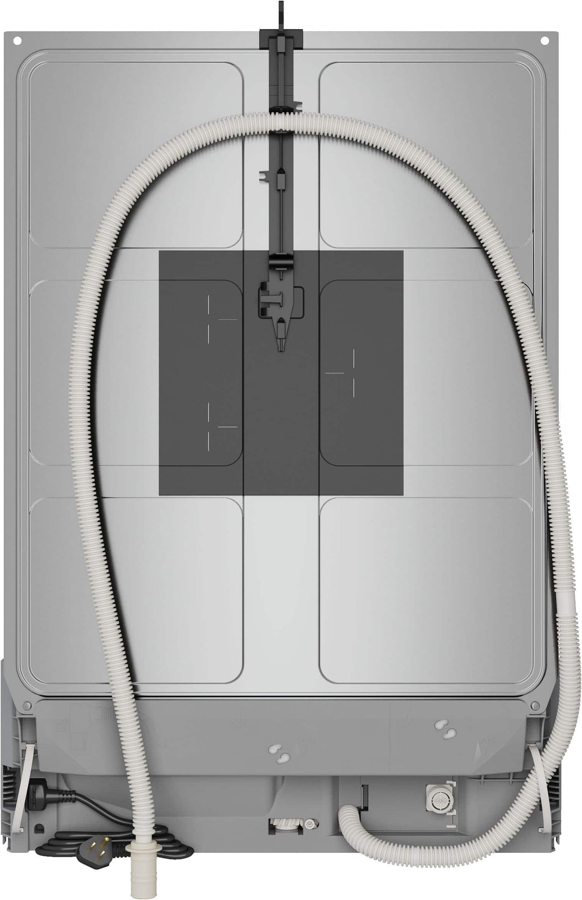 Bosch - 300 Series 24" Front Control Smart Built-In Stainless Steel Tub Dishwasher with 3rd Rack and PrecisionWash, 48 dBA - Stainless Steel