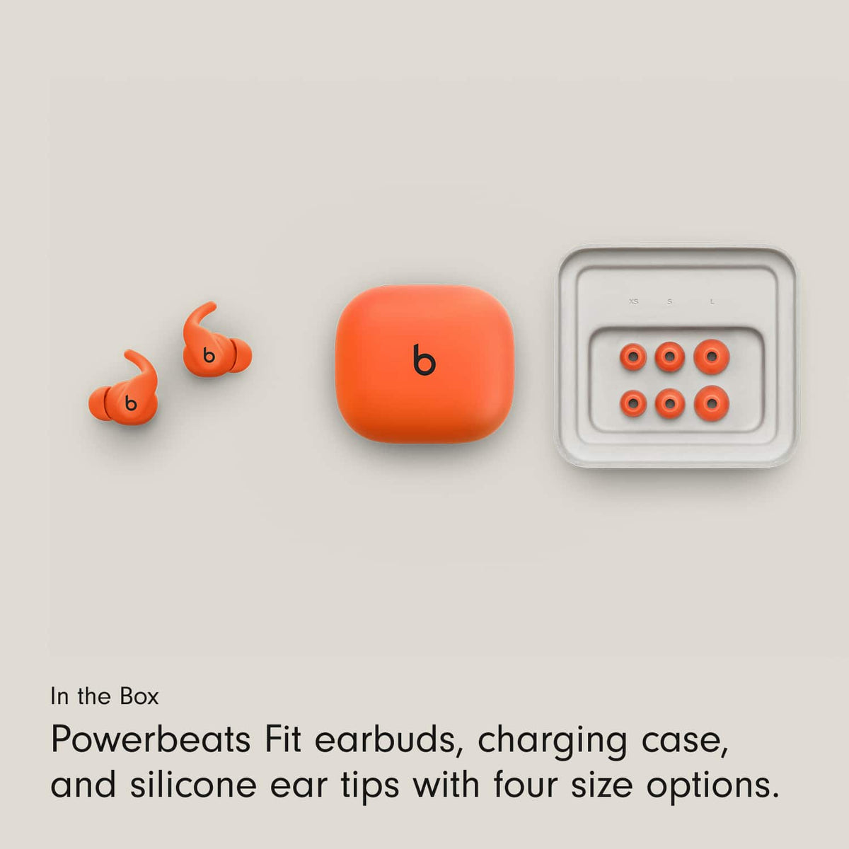 Beats - Powerbeats Fit True Wireless Active Noise Canceling Earbuds - Jet Black