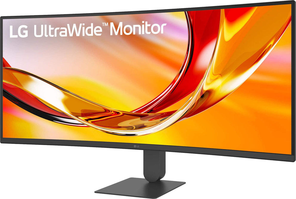 LG - UltraWide 34" WQHD 144Hz Curved Monitor FreeSync Premium HDR10 (HDMI, DisplayPort, USB-C) - Black