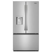 Whirlpool - 36 in. Wide 30 cu. ft. French Door Refrigerator with Dual Ice Makers - Fingerprint-Resistant Stainless Finish