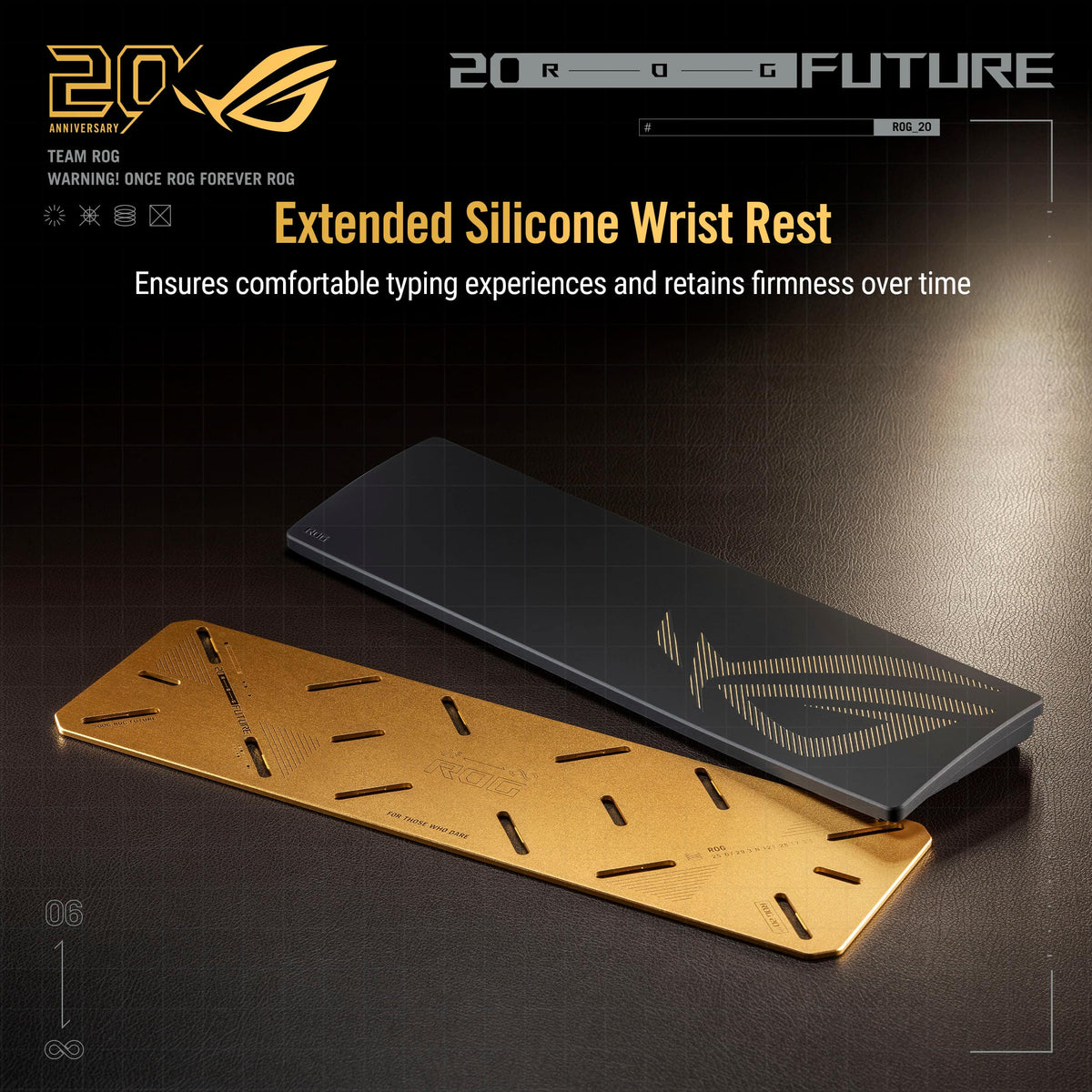 ASUS - ROG Azoth Extreme 75% Wireless Mechanical Gaming Keyboard with ROG NX V2 Snow Linear Switches and Color OLED Touchscreen - 20th Edition