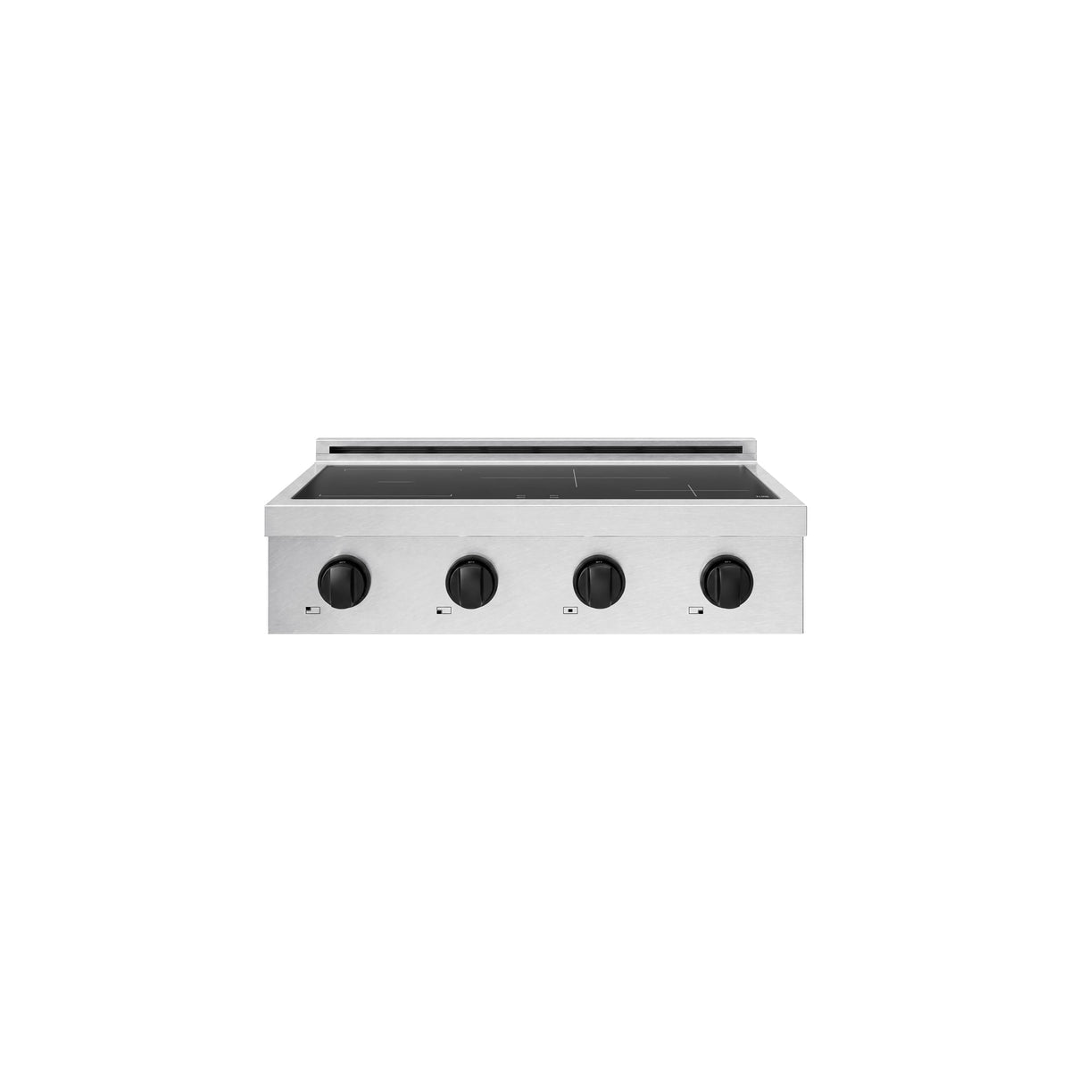 ZLINE - Autograph 30 in. Paramount Built-in Induction Rangetop with 4 Element Cooktop in Satin Steel & Matte Black Accents - Satin Stainless Steel