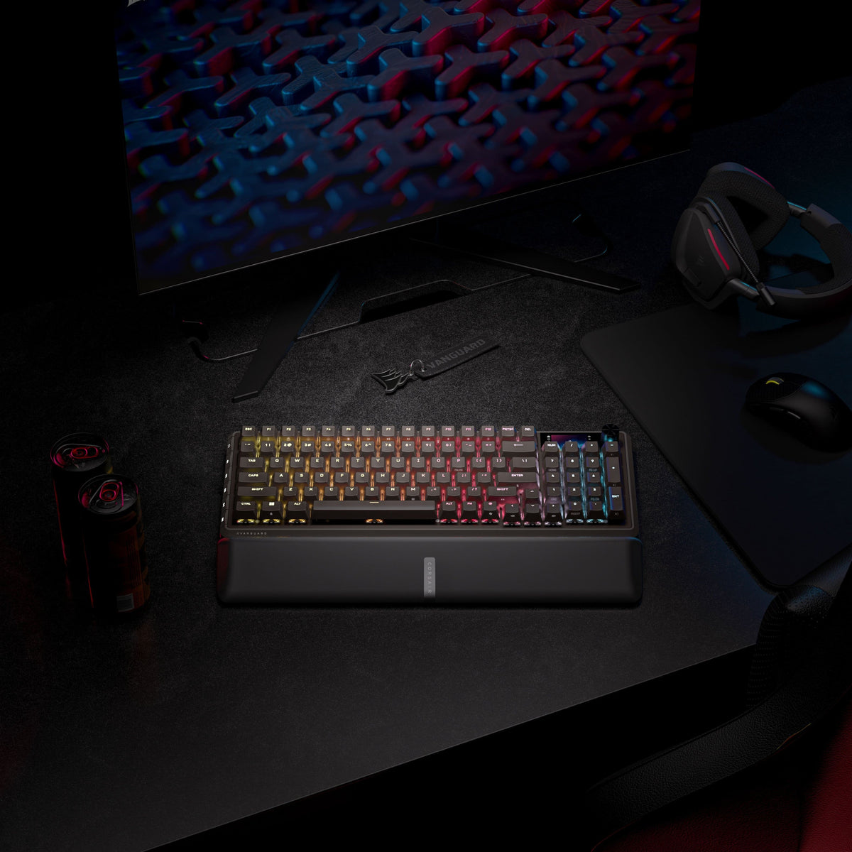 CORSAIR - VANGUARD 96 WIRELESS Mechanical Gaming Keyboard for PC - Black