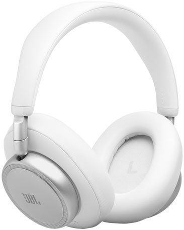 JBL - Live 780NC Over Ear Noise Cancelling Wireless Headphones - White