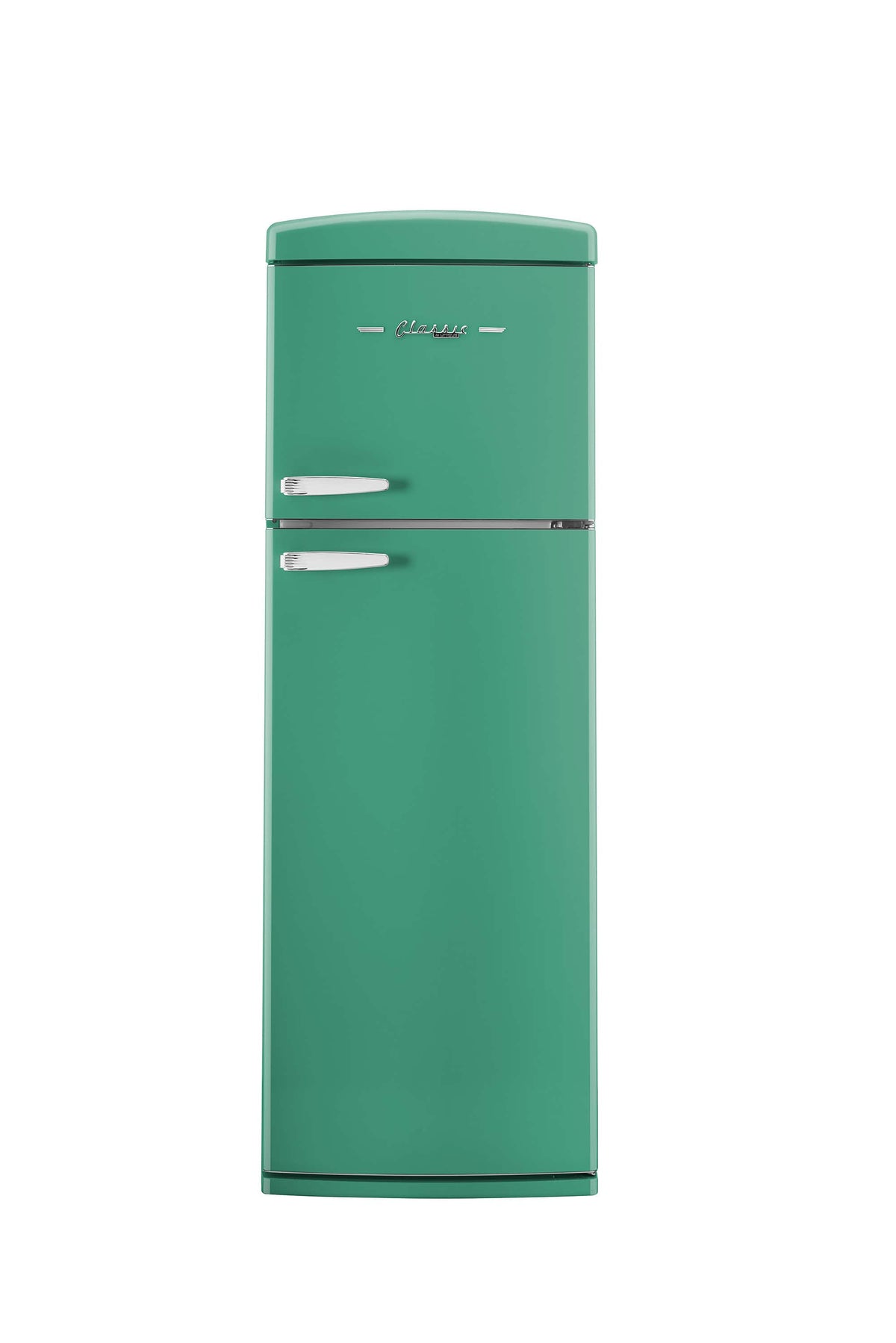 Unique Appliances - 24 in. Wide Classic Retro 11 cu.ft. Top Freezer Refrigerator - Ocean Mist Turquoise