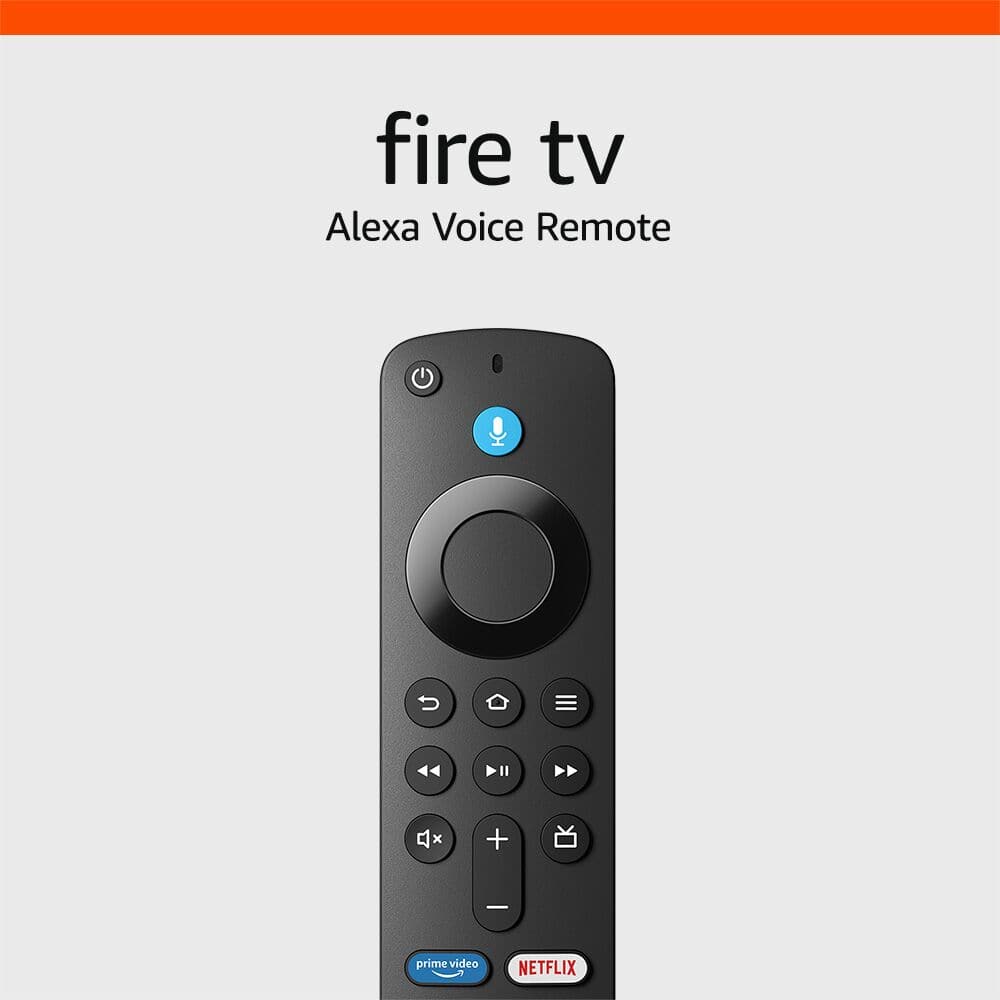 Amazon - Alexa Voice Remote (REMOTE ONLY - requires compatible Fire TV or Fire TV Stick) - Black
