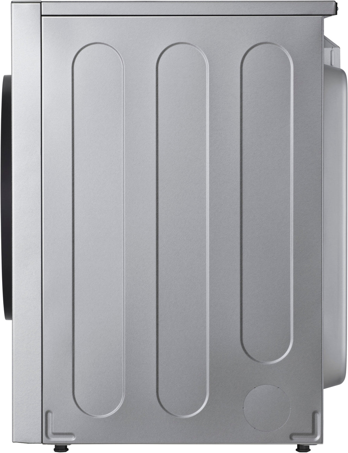 LG - SIGNATURE 9.0 Cu. Ft. Stackable Smart Electric Dryer with Steam and AI Sensor Dry - Brushed Platinum Steel