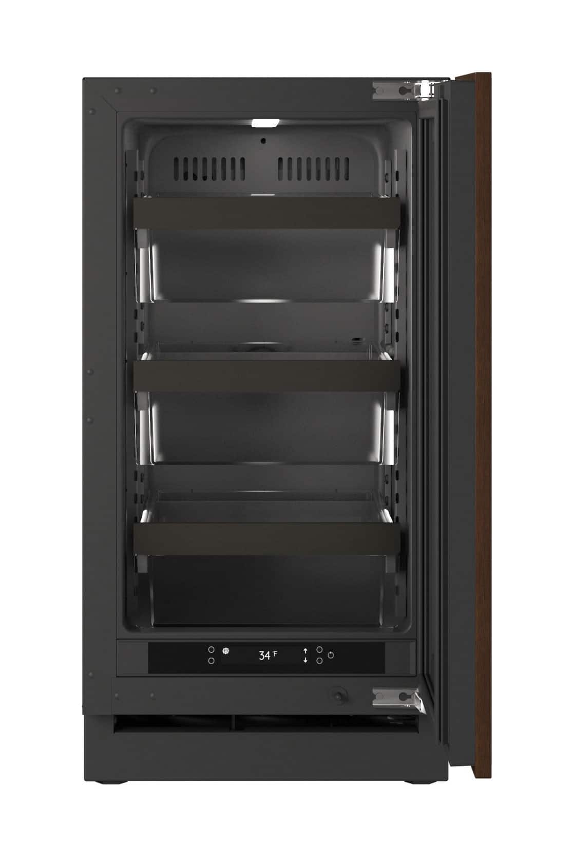 U-Line - 18"W. Built-In Compact Refrigerator - Panel Ready - Integrated Solid