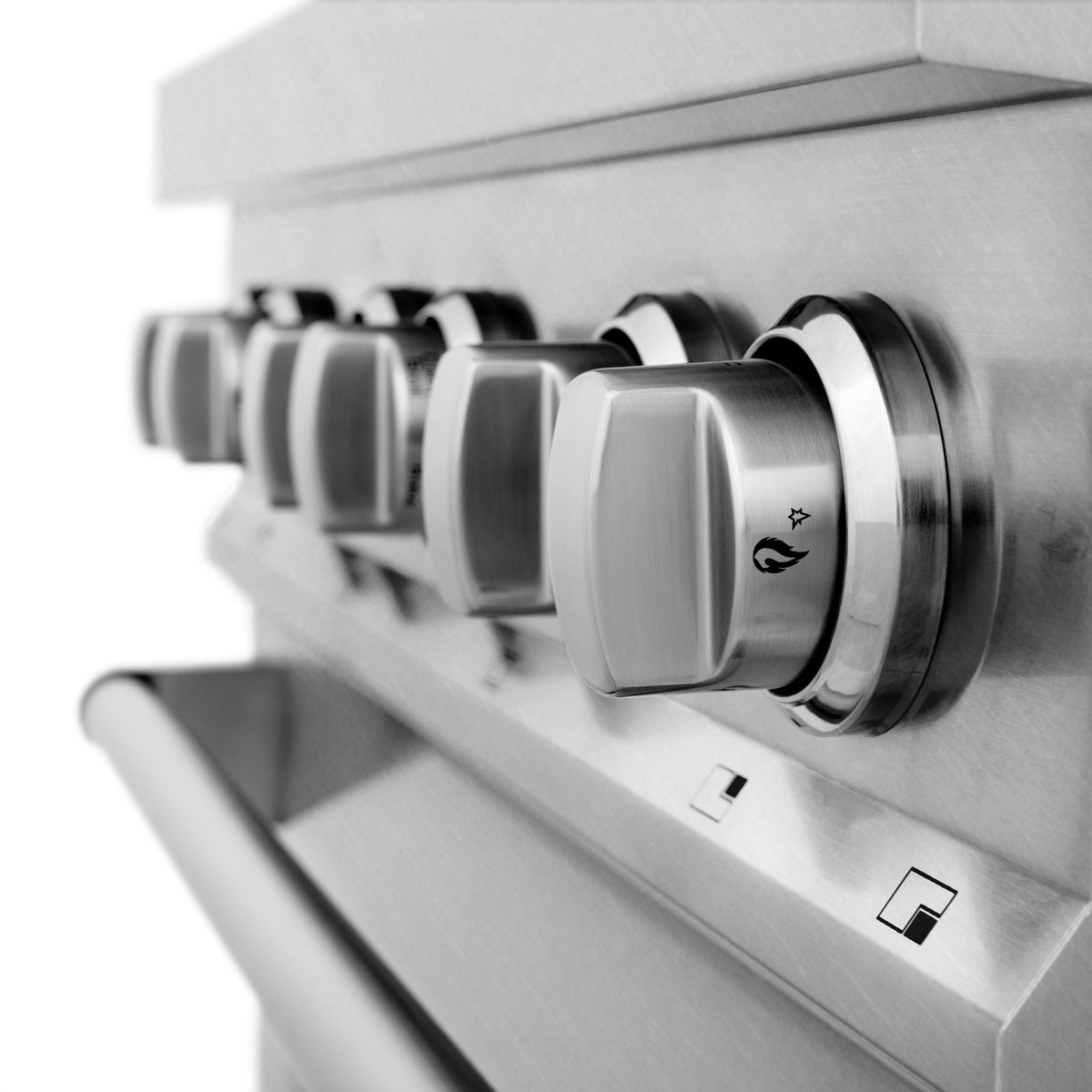 30 in. Wide 4 Burner ZLINE Legacy Dual Fuel Range (RAS-SN-30) - Satin Stainless Steel