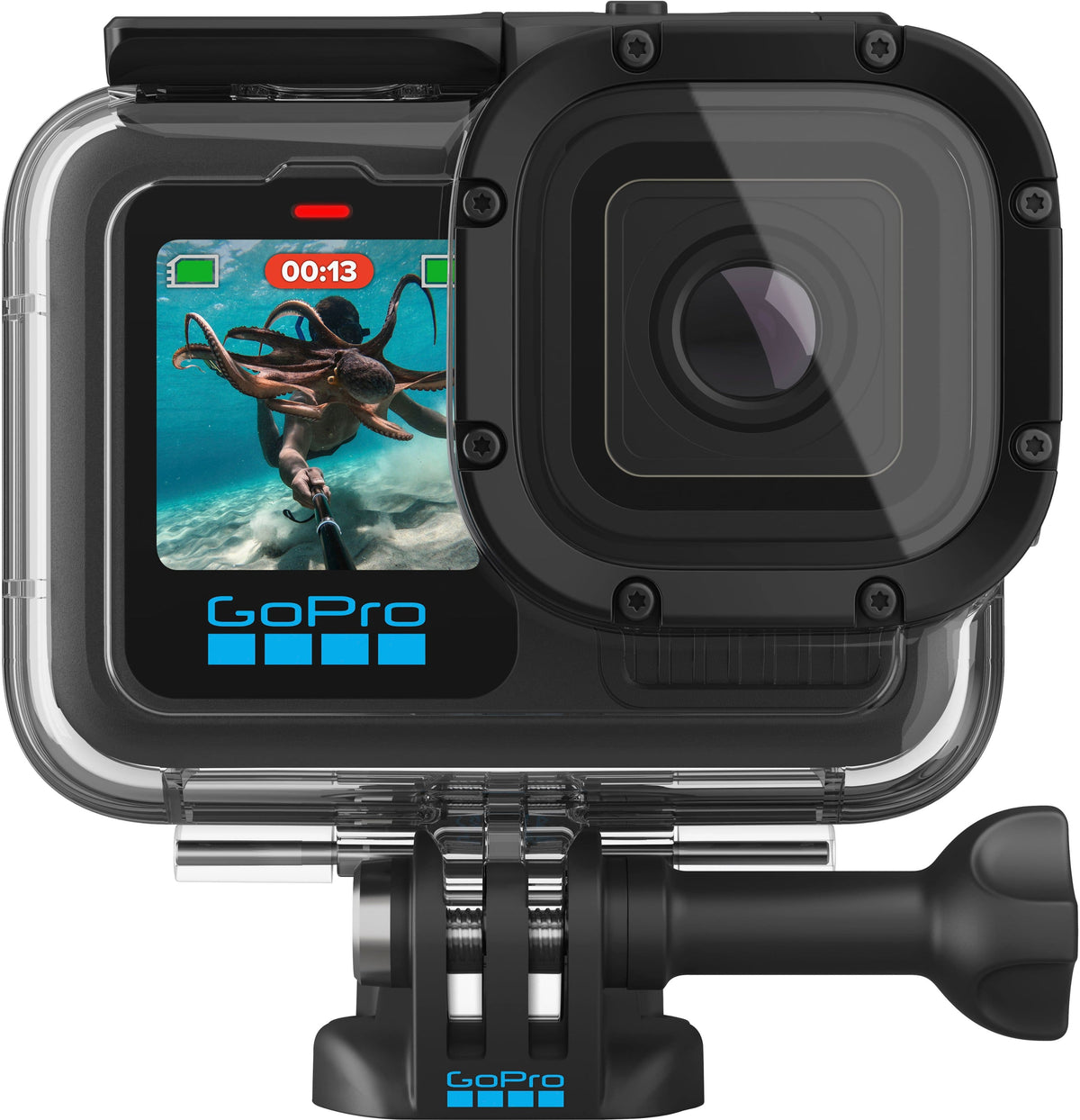 GoPro - Protective Housing for HERO13 Black, HERO12 Black, HERO11 Black, HERO10 Black, HERO9 Black - Black