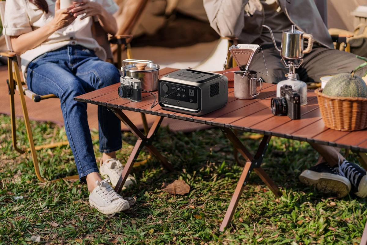 EcoFlow - River 3 Plus (Wireless) Portable Power Station (286 Wh Capacity) - Black
