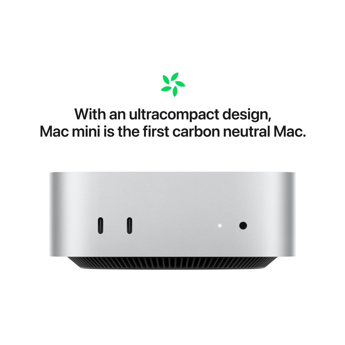 Apple - Refurbished Mac mini Desktop - Latest Model - M4 chip - Built for Apple Intelligence - 16GB Memory - 256GB SSD - Silver