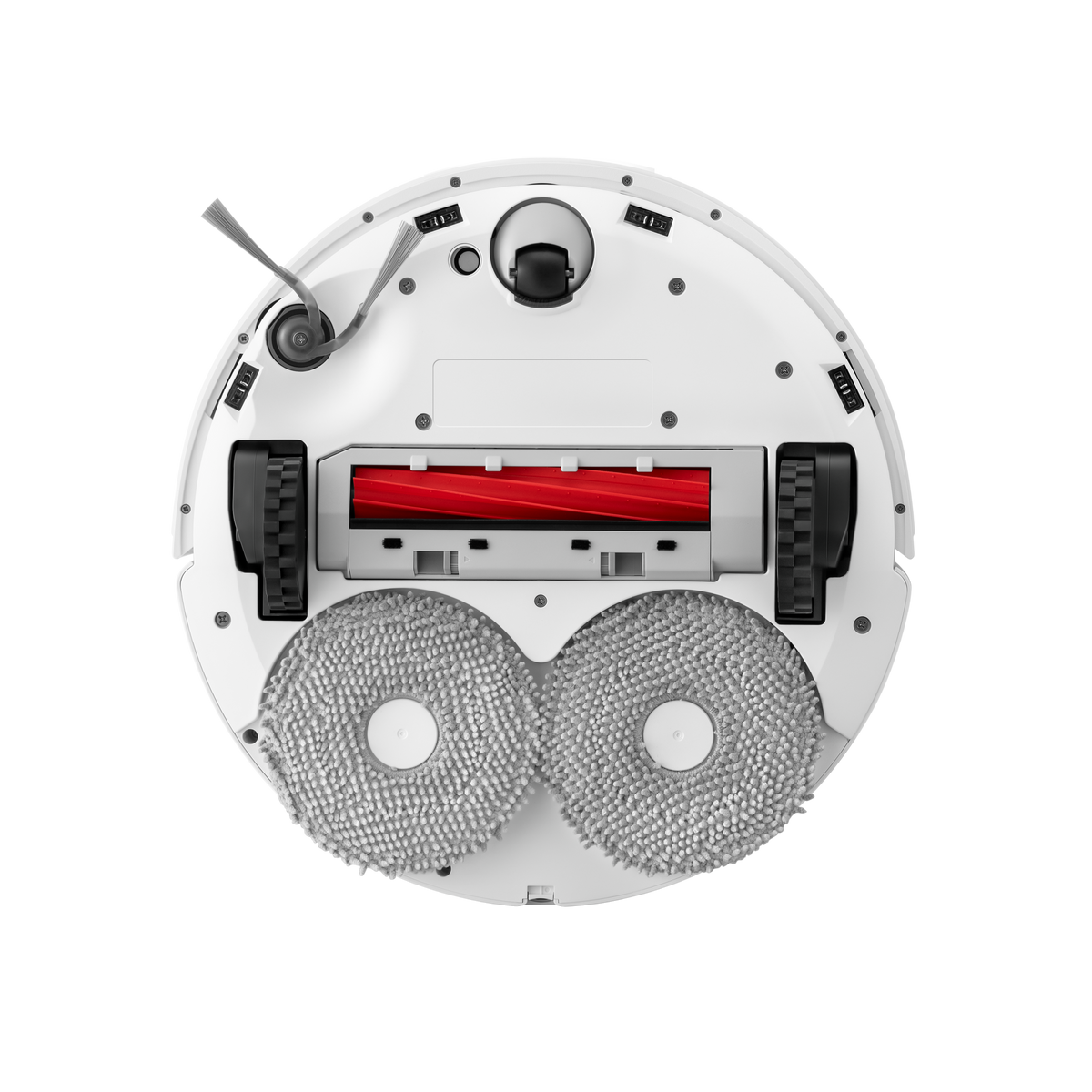 Roborock - Qrevo Pro Wi-Fi Connected Robot Vacuum and Mop with FlexiArm Design Edge Mopping, Dynamic Hot Water Mop Washing - White