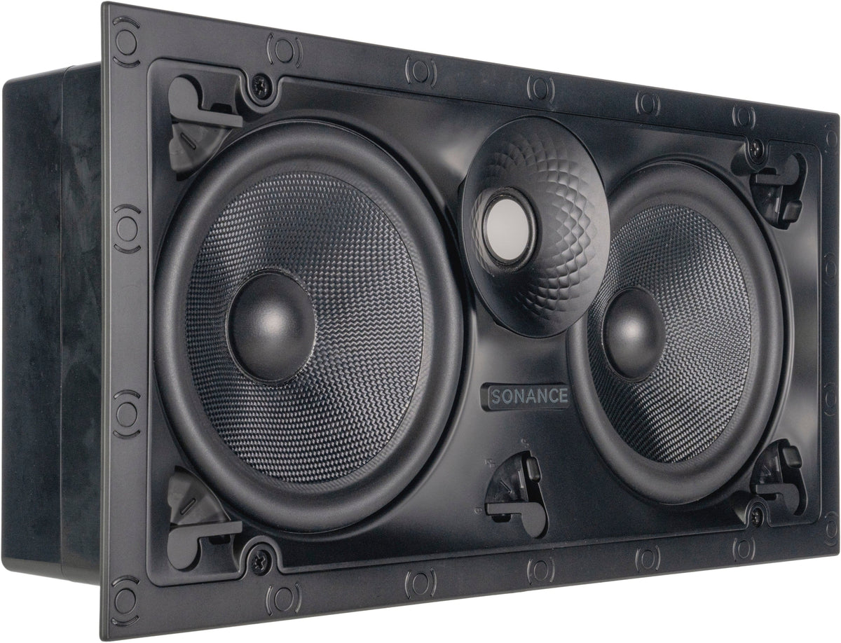 Sonance - VX66 LCR SINGLE SPEAKER - Visual Experience Series 6-1/2" 2-Way LCR (Left, Center, or Right) In Wall Speaker (Each) - Paintable White