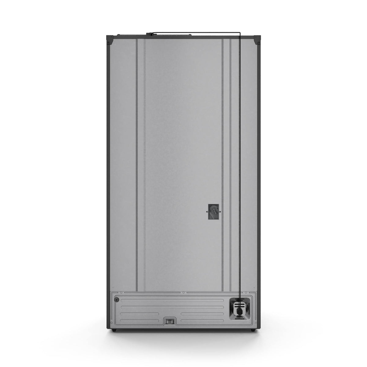 36 in. Wide Gordon Ramsay Series by Thor Kitchen 20.3 Cu. Ft. Counter Depth Refrigerator with Rose Gold Hardware - Black