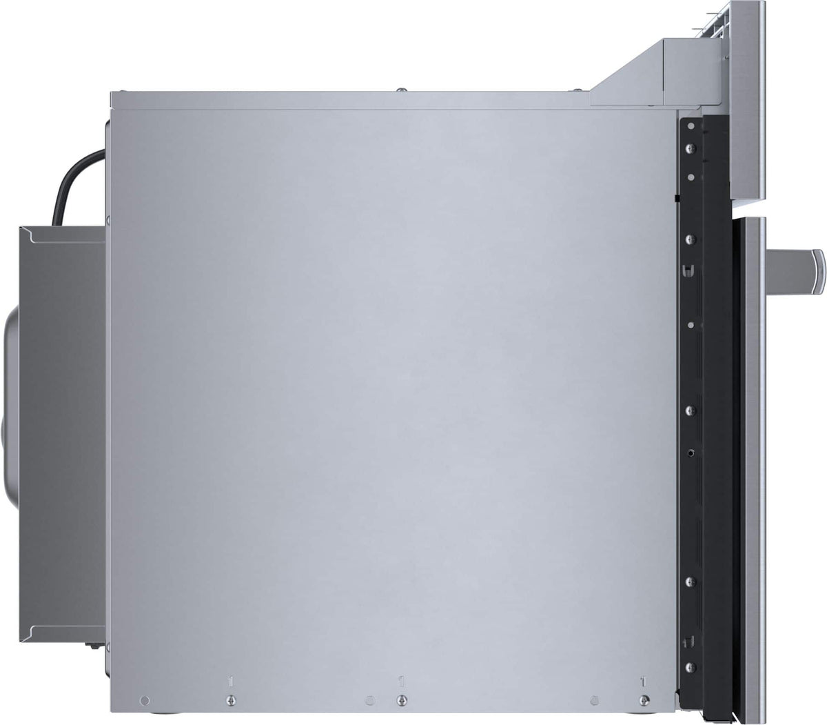 Bosch - 800 Series 1.6 Cu. Ft. Convection Built-In Microwave with Sensor Cooking - Stainless Steel