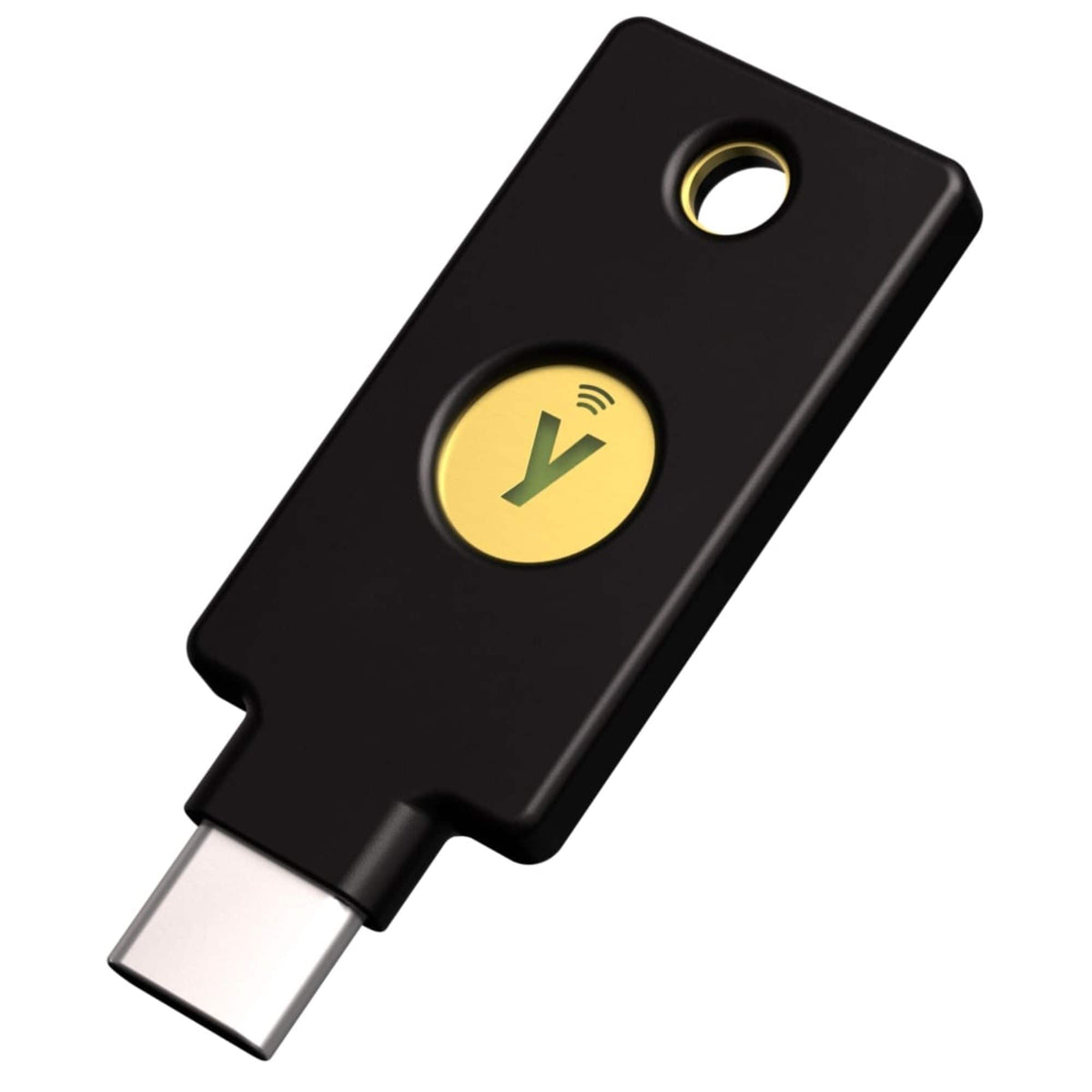 Yubico - YubiKey 5C NFC - Two-Factor authentication (2FA) Security Key, Connect via USB-C or NFC, FIDO Certified OnePack - Black