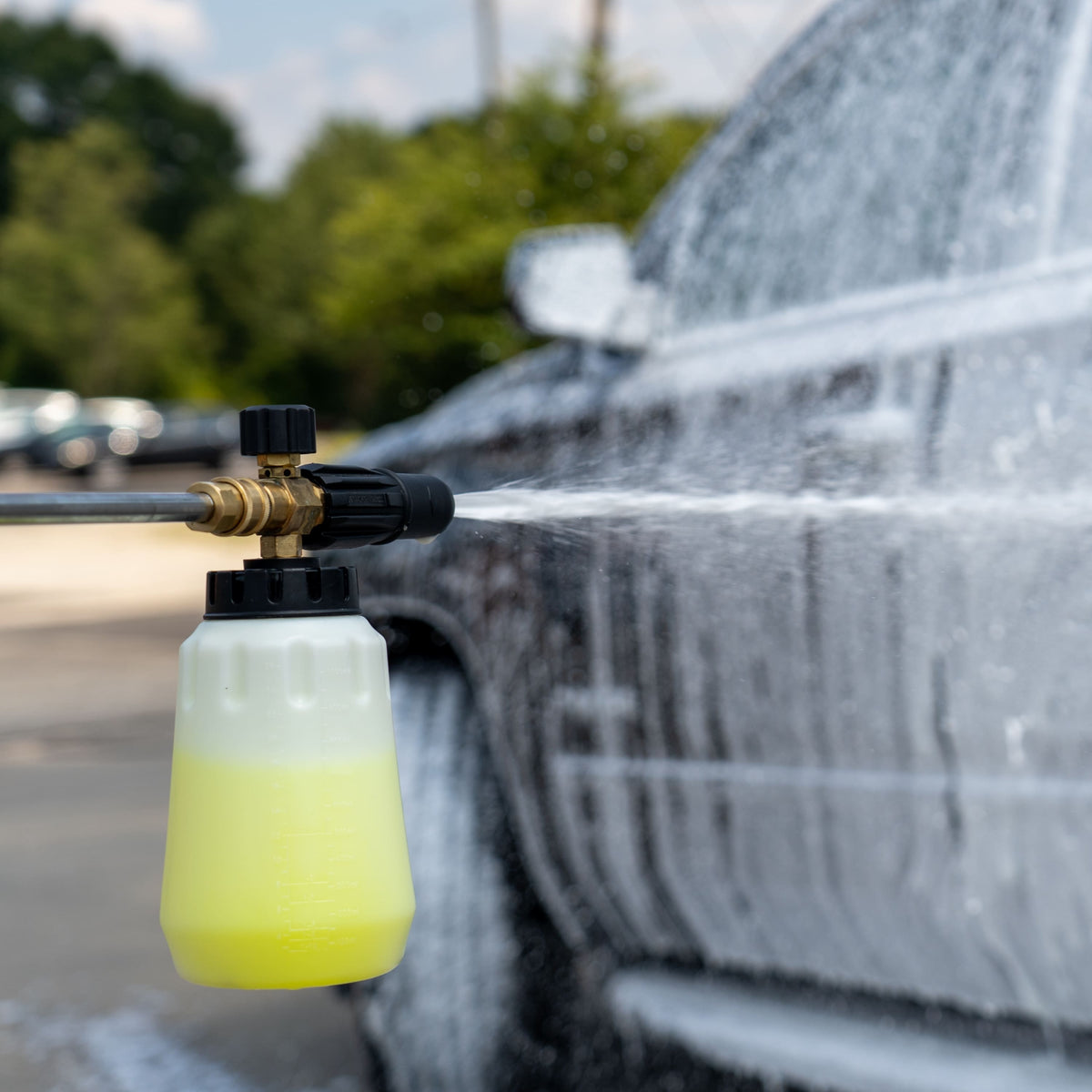 Greenworks - Pressure Washer Foam Cannon Attachment - Gray