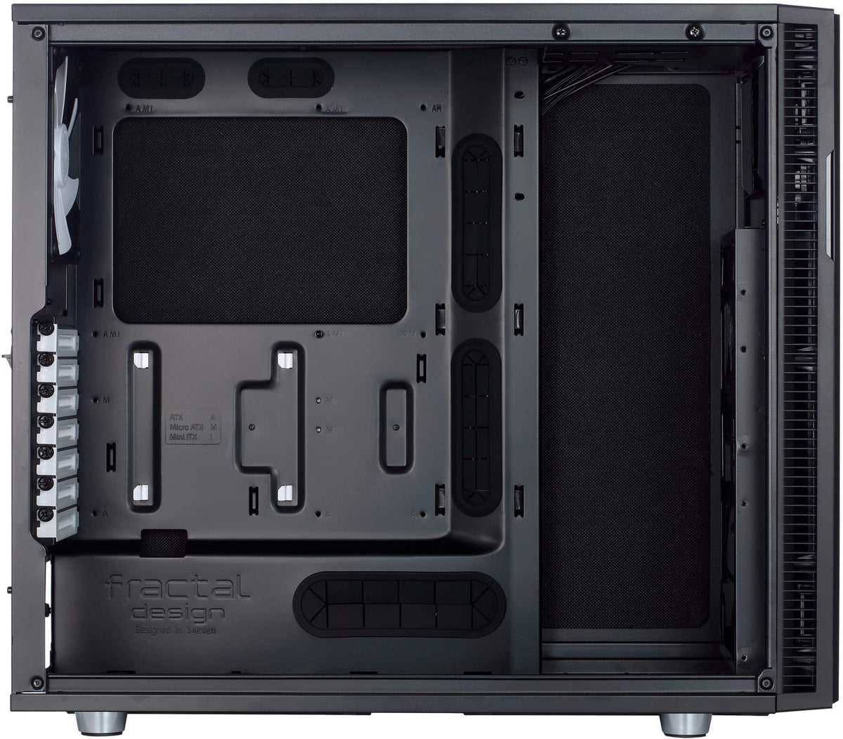 Fractal Design - Define R5 Black Silent ATX Mid-Tower PC Case - Black