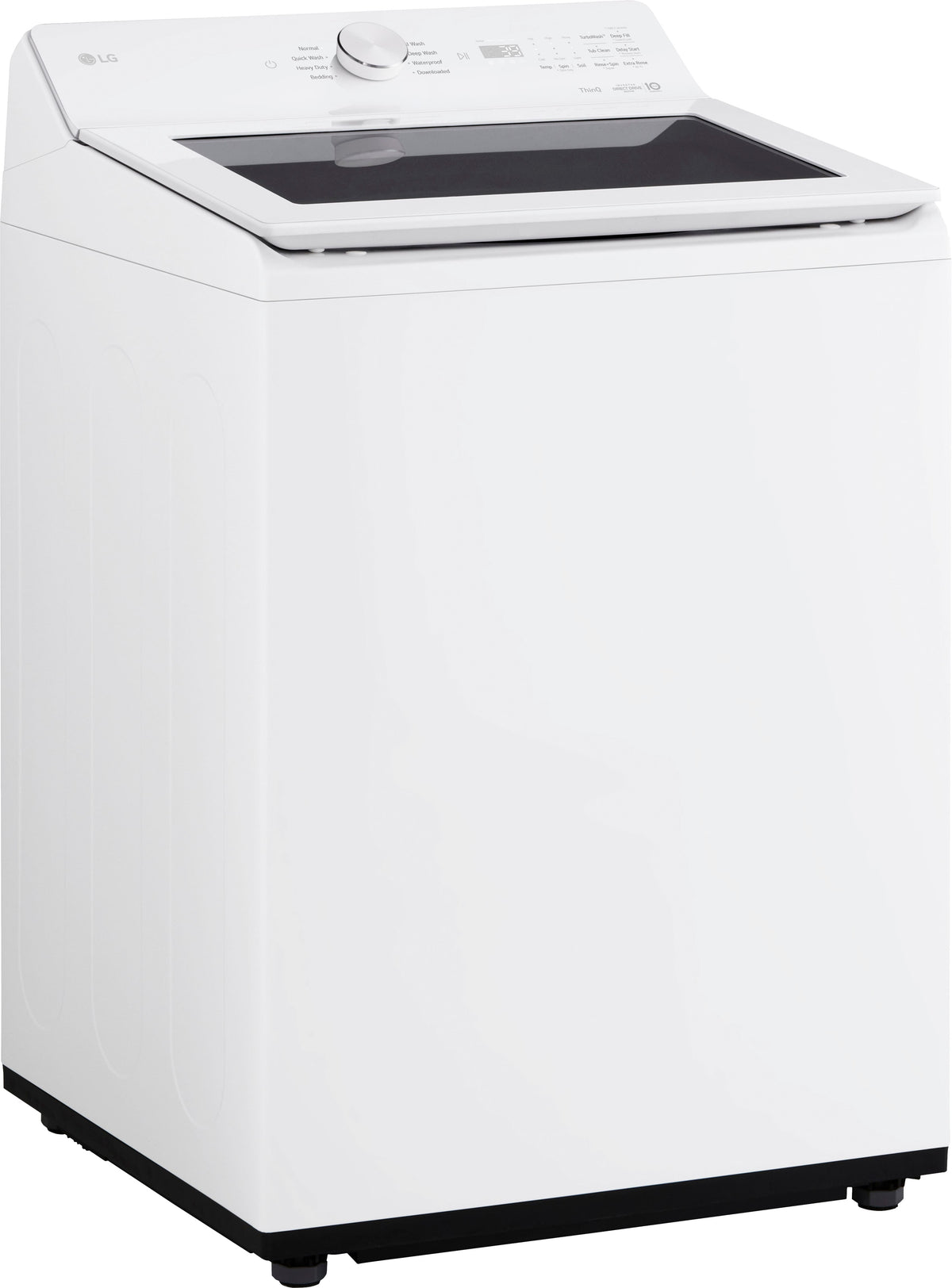 LG - 5.0 Cu. Ft. High-Efficiency Smart Top Load Washer with Easy Unload - Alpine White