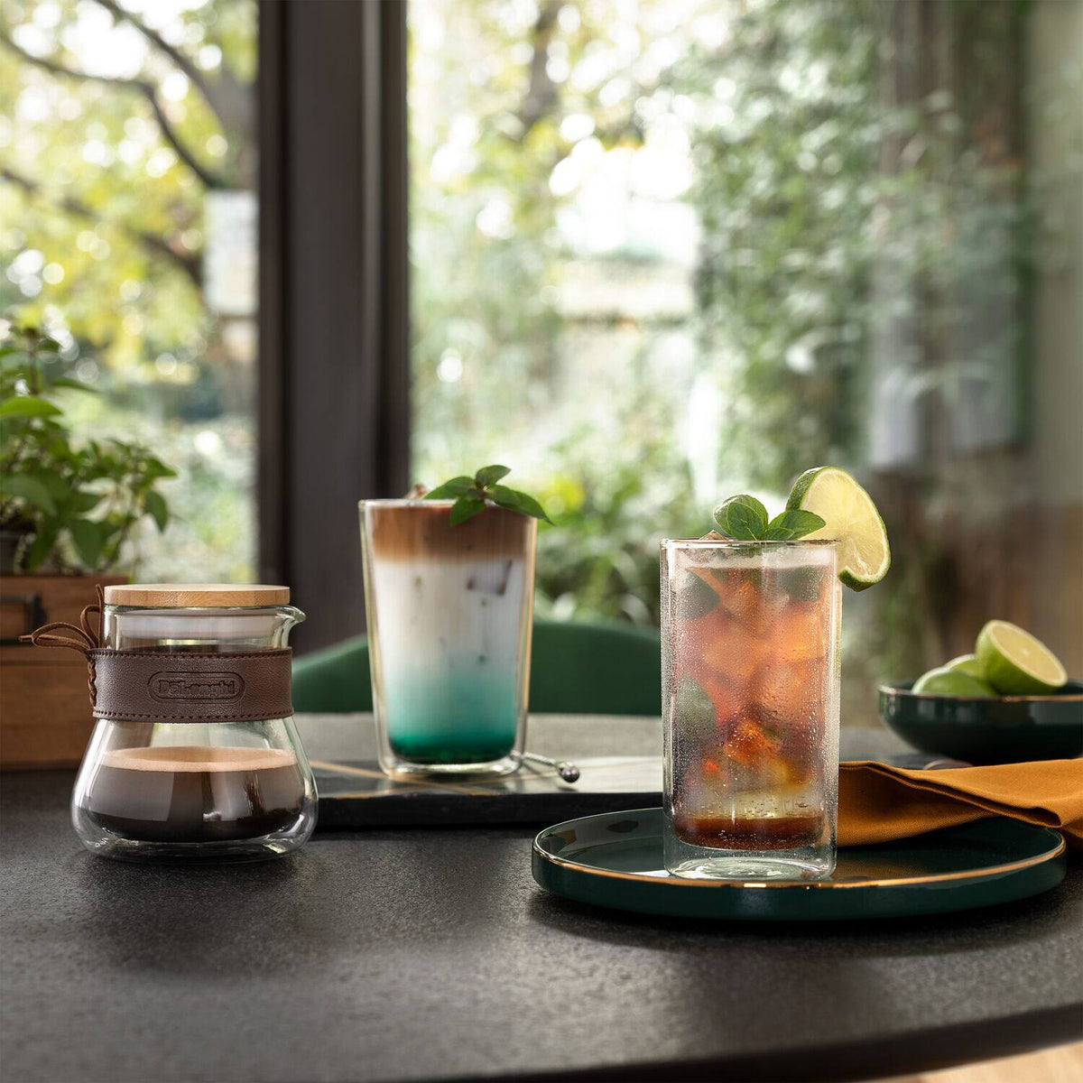 De'Longhi - Double Wall Glass Carafe - Clear