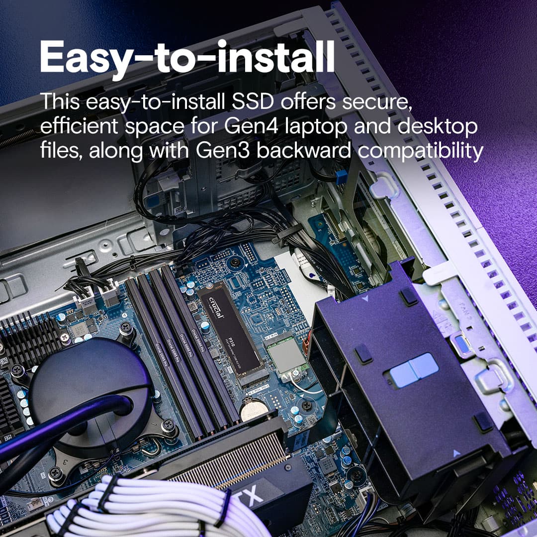 Crucial - P310 1TB Internal SSD PCIe Gen 4 x4 NVMe M.2