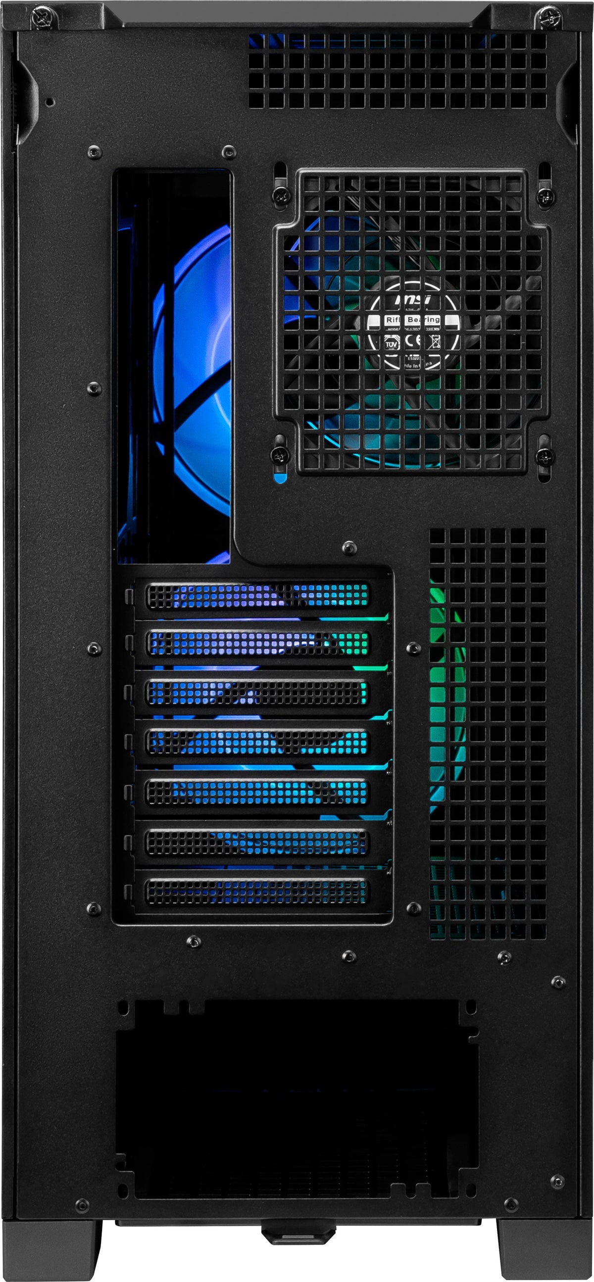 MSI - MPG Velox 300R Airflow PZ ATX Mid-Tower PC Case - Black