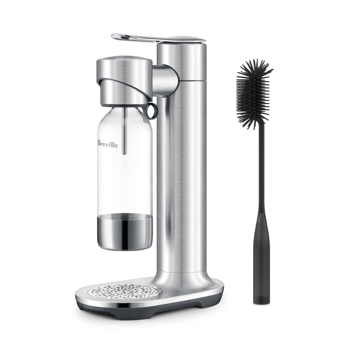 Breville - the InFizz Aqua Bundle w/CO2 - Brushed Stainless Steel
