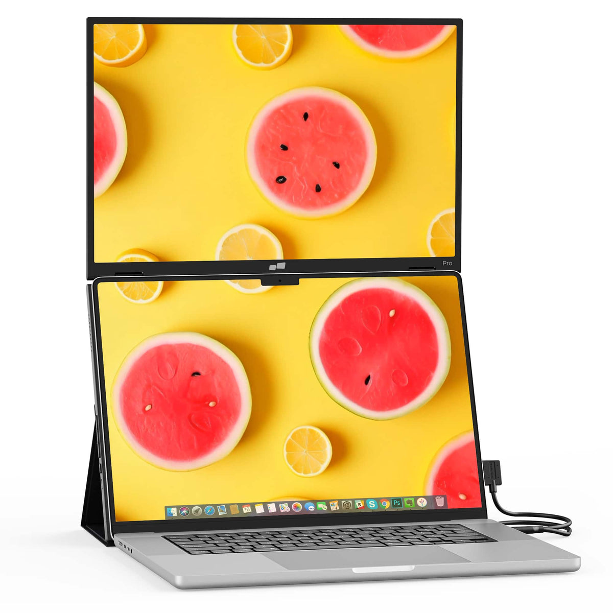 Mobile Pixels - Duex Float 2 Pro 16" Portable Monitor (Mini HDMI, USB) - Black