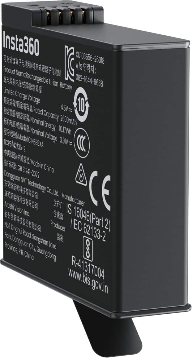 Insta360 - Rechargeable Lithium Polymer Xtreme Battery for X6 Action Camera