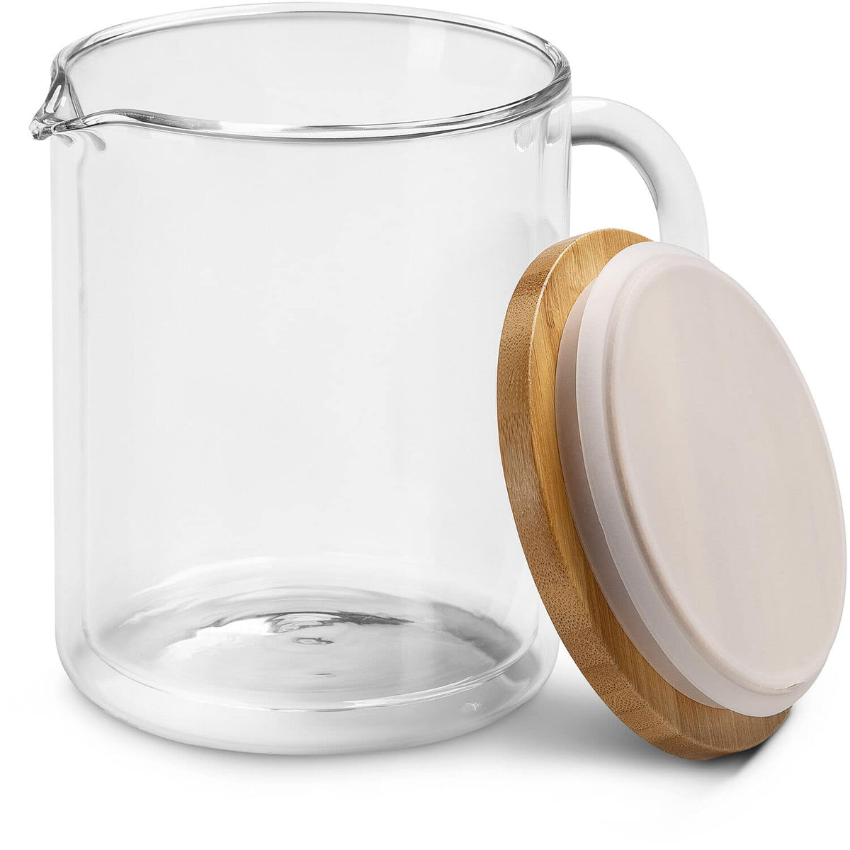 De'Longhi - Double Wall Glass Coffee Pot (750ml 25oz) - Clear