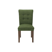 Silla de comedor tapizada de diseño moderno y compacto (juego de 2)