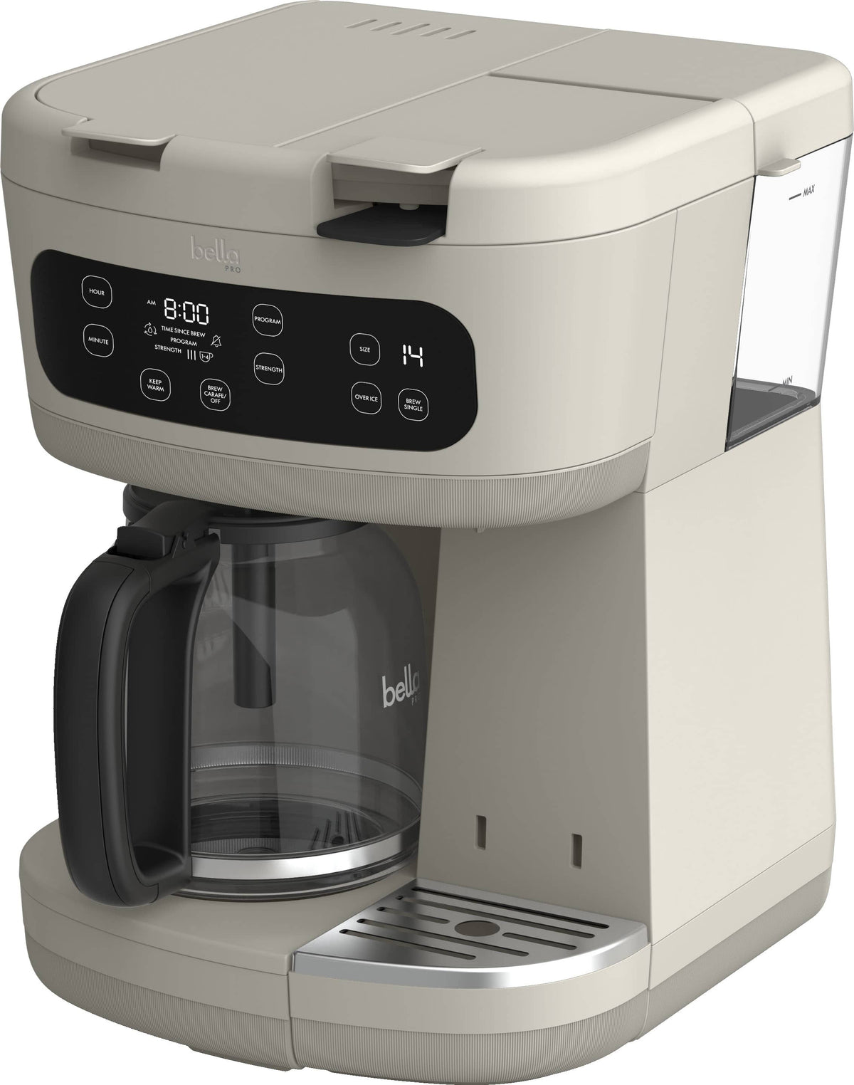 bella PRO - MultiBrew 12-Cup Drip & Single-Serve Coffee Maker - Oatmilk