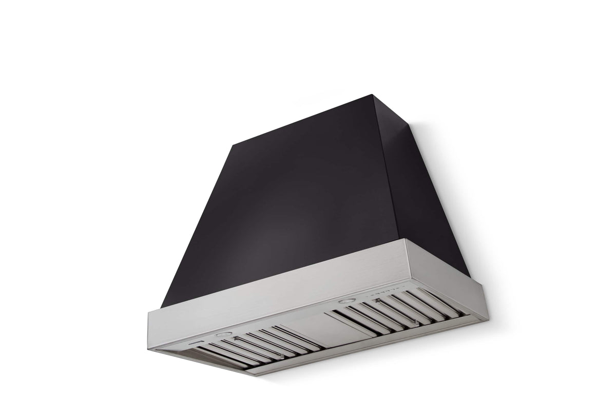 AGA - 36 inches - Externally Vented - Wall Range Hood - Matte Black
