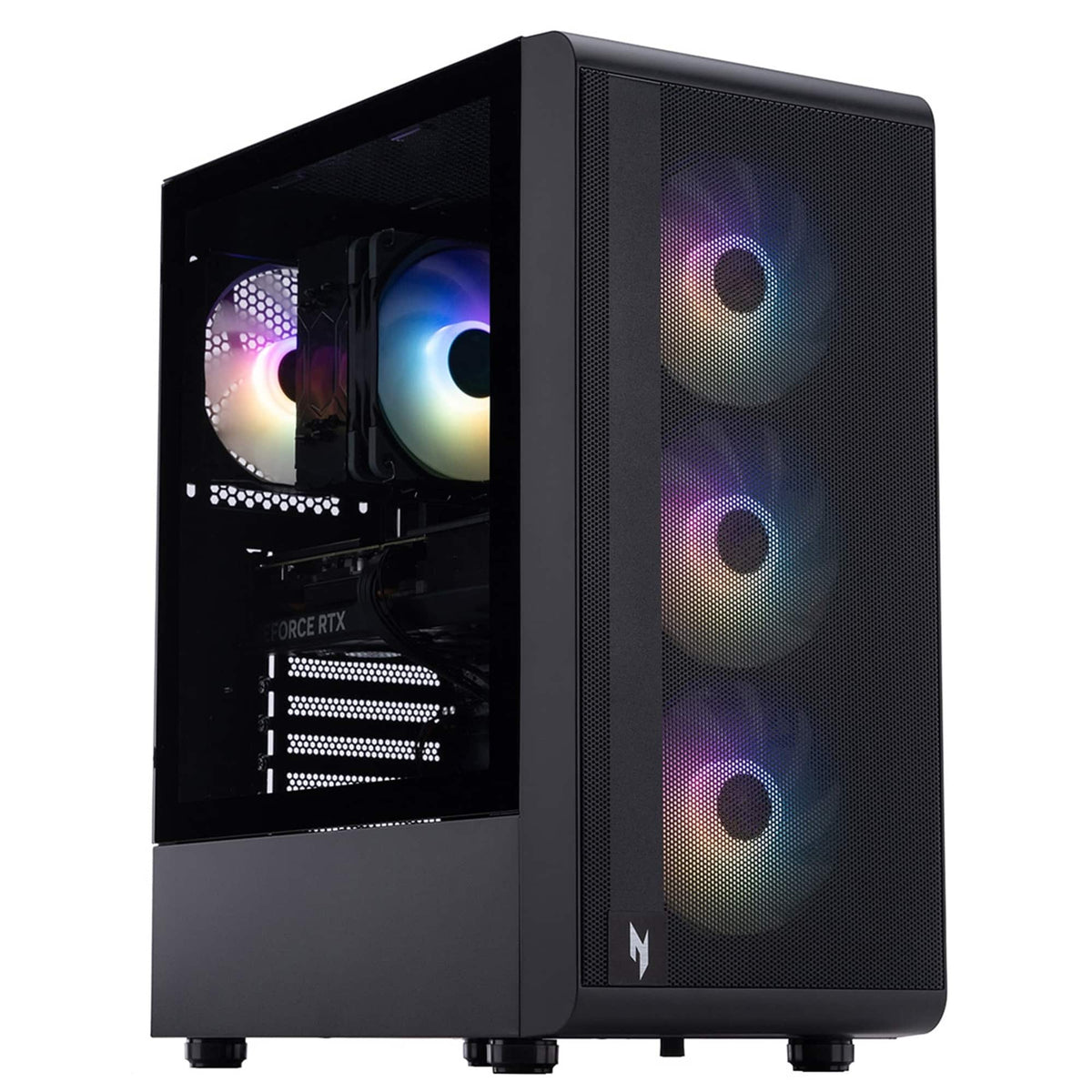 Acer - Nitro 60 N60-651-UB24 Gaming Desktop - Intel Core Ultra 9 285 - 32GB DDR5 Memory - NVIDIA GeForce RTX 5080 - 2TB SSD - Black