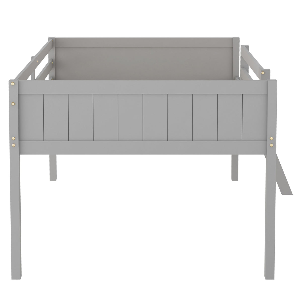 Low Loft Bed With Adjustable Ladder