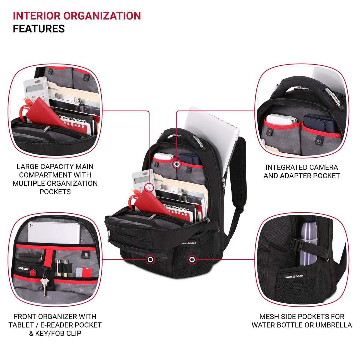 SwissGear - ScanSmart Laptop Backpack - Black