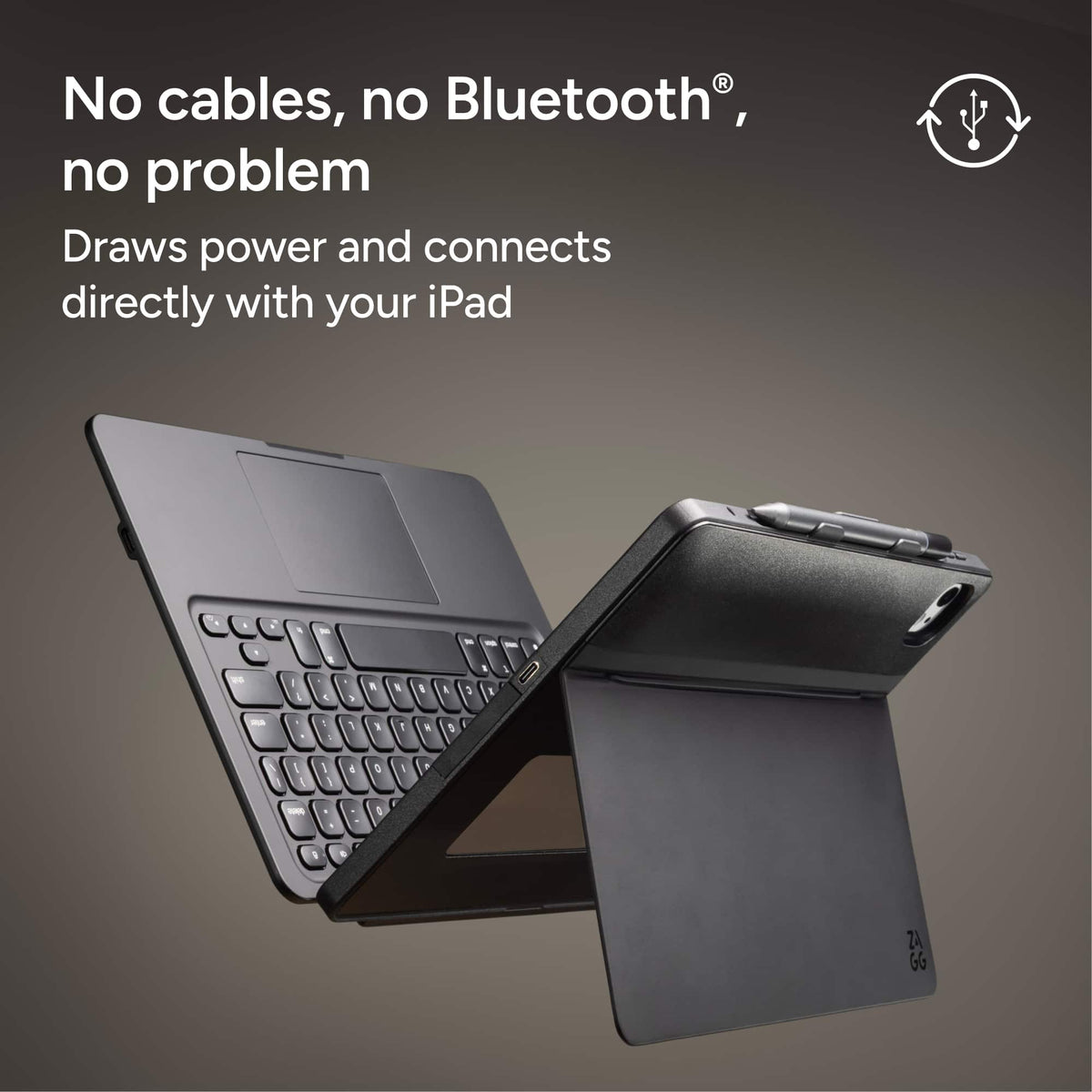 ZAGG - Pro Keys Connect Apple iPad (A16/Gen10) - Black