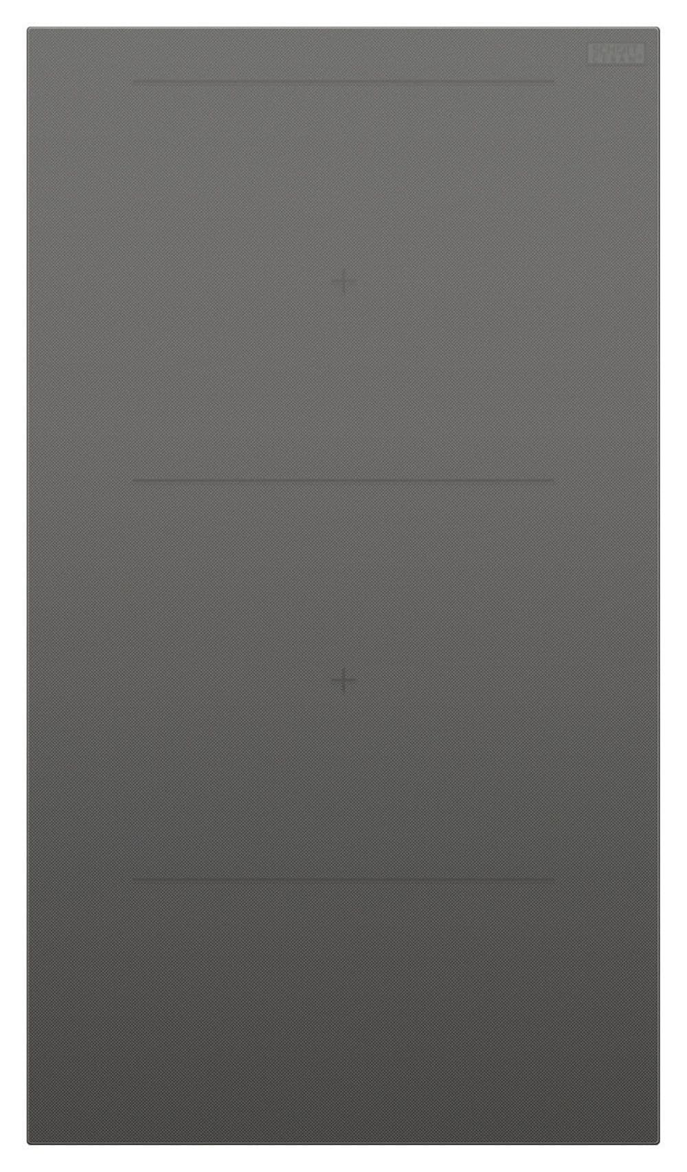 Fisher & Paykel - 12 in. Wide 2 Element Auxiliary Modular Induction Built-in Electric Cooktop, 2 Zones with SmartZone - Gray
