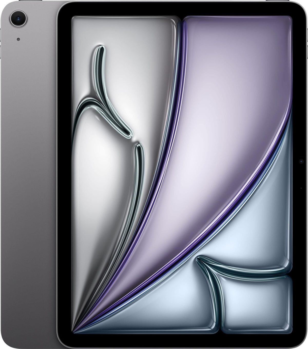Apple - Geek Squad Certified Refurbished11-inch iPad Air M4 chip Wi-Fi 256GB - Space Gray