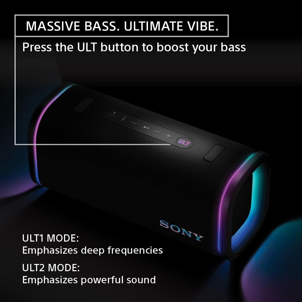 Sony - ULT FIELD 5 Wireless Speaker - Black