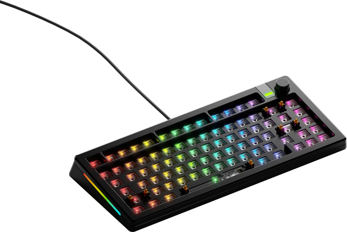 Glorious - GMMK 3 PRO 75% Barebones Wired Mechanical Linear Switch Gaming Keyboard with Hot-swappable Switches - Black